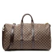 Pre-owned Coated canvas handbags Louis Vuitton Vintage , Brown , Dames