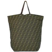 Pre-owned Fabric totes Fendi Vintage , Brown , Dames