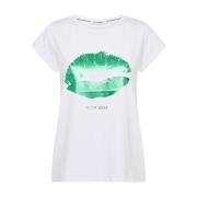 KissCC Tee Stijlvol T-shirt Co'Couture , White , Dames