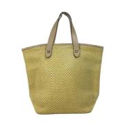 Pre-owned Leather handbags Hermès Vintage , Yellow , Dames