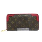 Pre-owned Canvas wallets Louis Vuitton Vintage , Brown , Dames