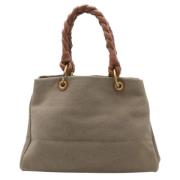 Pre-owned Fabric shoulder-bags Bottega Veneta Vintage , Gray , Dames