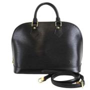 Pre-owned Leather louis-vuitton-bags Louis Vuitton Vintage , Black , D...