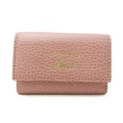 Pre-owned Leather key-holders Gucci Vintage , Pink , Dames