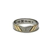 Pre-owned Platinum rings Celine Vintage , White , Dames