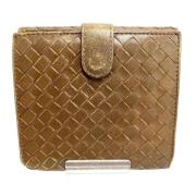 Pre-owned Fabric wallets Bottega Veneta Vintage , Brown , Dames