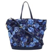 Pre-owned Fabric totes Louis Vuitton Vintage , Blue , Dames