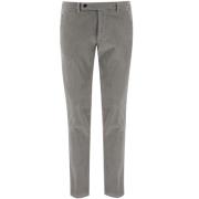 Stijlvolle Herenbroek met Klassieke Details Berwich , Gray , Heren