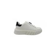 Witte Leren Sneakers Gaëlle Paris , White , Dames