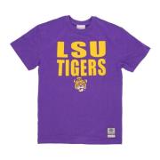 LSU Tigers Basketbalteam Tee Mitchell & Ness , Blue , Heren