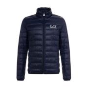 Lichtblauwe Pufferjas met Rits Emporio Armani , Blue , Heren