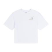 Grail Geborduurd T-shirt Axel Arigato , White , Dames