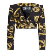 Korte Blazer Versace Jeans Couture , Yellow , Dames