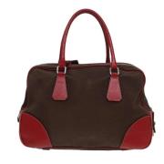 Pre-owned Canvas travel-bags Prada Vintage , Red , Dames