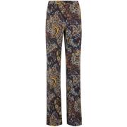 Bloemen Paisley Flare Broek Etro , Multicolor , Dames