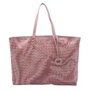 Pre-owned Nylon shoulder-bags Bottega Veneta Vintage , Pink , Dames