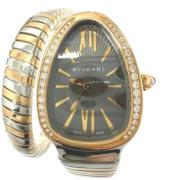 Pre-owned Stainless Steel watches Bvlgari Vintage , Gray , Dames