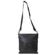 Pre-owned Leather shoppers Bottega Veneta Vintage , Black , Dames