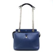 Pre-owned Leather fendi-bags Fendi Vintage , Blue , Dames