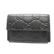 Pre-owned Fabric wallets Gucci Vintage , Black , Unisex