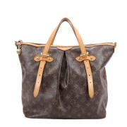 Pre-owned Leather handbags Louis Vuitton Vintage , Brown , Dames