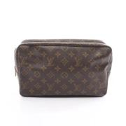 Pre-owned Leather wallets Louis Vuitton Vintage , Brown , Dames