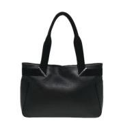 Pre-owned Leather totes Gucci Vintage , Black , Dames