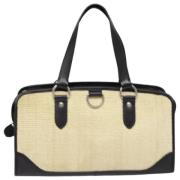 Pre-owned Fabric totes Burberry Vintage , Beige , Dames