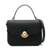 Mini Top Handvat Tas Furla , Black , Dames