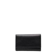 Pre-owned Leather key-holders Prada Vintage , Black , Dames