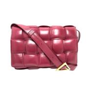 Pre-owned Leather shoulder-bags Bottega Veneta Vintage , Pink , Dames