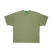 Groene Katoenen Box Fit Tee Garment Workshop , Green , Heren