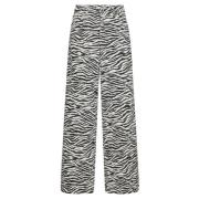 Zebra Wijde Pijp Broek Co'Couture , Multicolor , Dames