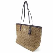 Pre-owned Canvas totes Coach Pre-owned , Brown , Dames