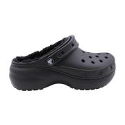 Houten klompen voor mannen en vrouwen Crocs , Black , Dames