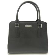 Pre-owned Leather burberry-bags Burberry Vintage , Black , Dames