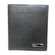 Pre-owned Leather wallets Gucci Vintage , Black , Heren