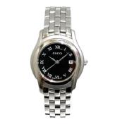 Pre-owned Stainless Steel watches Gucci Vintage , Gray , Dames