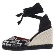 Pre-owned Raffia sandals Missoni Pre-owned , Black , Dames