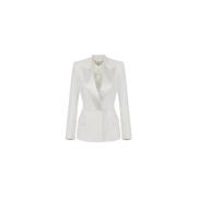 Stijlvolle Jas voor Vrouwen Elisabetta Franchi , White , Dames