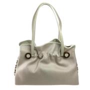 Pre-owned Fabric handbags Bvlgari Vintage , Beige , Dames