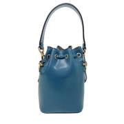 Pre-owned Leather fendi-bags Fendi Vintage , Blue , Dames