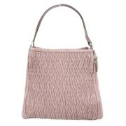 Pre-owned Leather handbags Coach Pre-owned , Pink , Dames