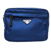 Pre-owned Fabric prada-bags Prada Vintage , Blue , Heren