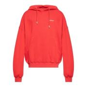 Logo Sweatshirt Off White , Red , Heren