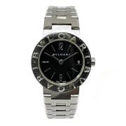 Pre-owned Metal watches Bvlgari Vintage , Black , Dames