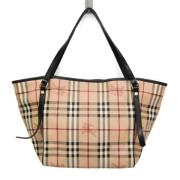 Pre-owned Plastic totes Burberry Vintage , Beige , Dames