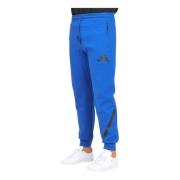 Teamwork Geïnspireerde Blauwe Sportieve Broek Adidas , Blue , Heren