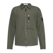 Jas met logo Stone Island , Green , Heren