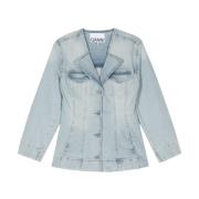 Getailleerde Blazer Ganni , Blue , Dames